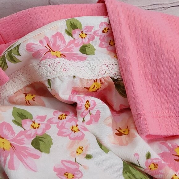 'THE CHILDREN'S PLACE' 'VICTORIAN TEA ROSE' LONG-SLEEVE TOP & LEGGINGS OUTFIT - Picture 9 of 14